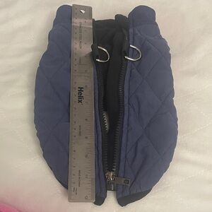 Quilted Blue Pet Jacket